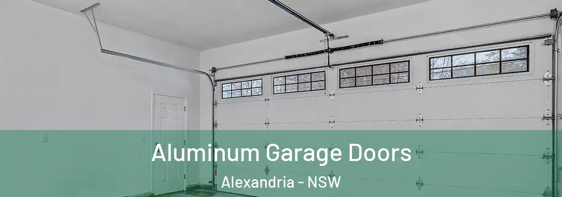 Aluminum Garage Doors Alexandria - NSW