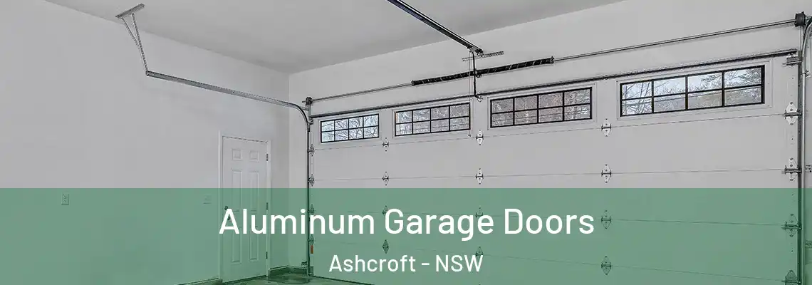 Aluminum Garage Doors Ashcroft - NSW