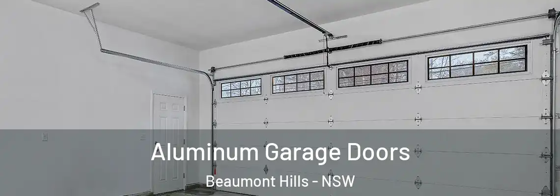 Aluminum Garage Doors Beaumont Hills - NSW