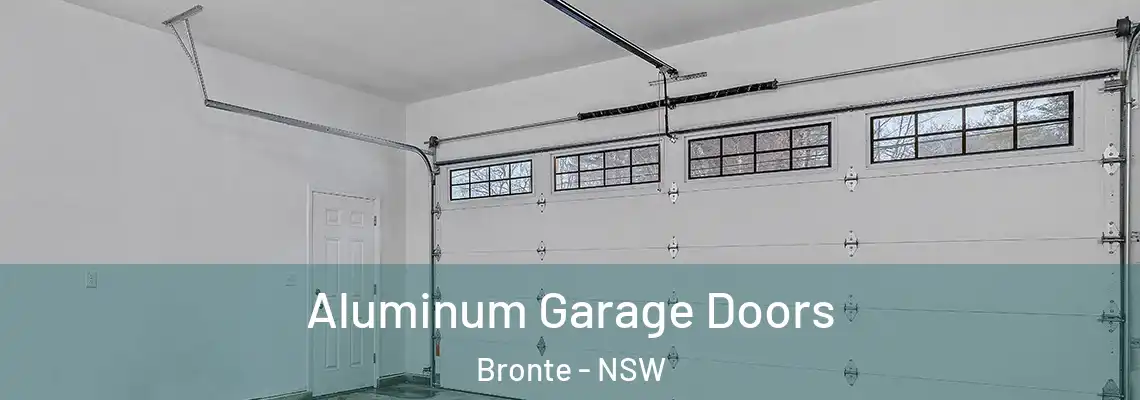 Aluminum Garage Doors Bronte - NSW