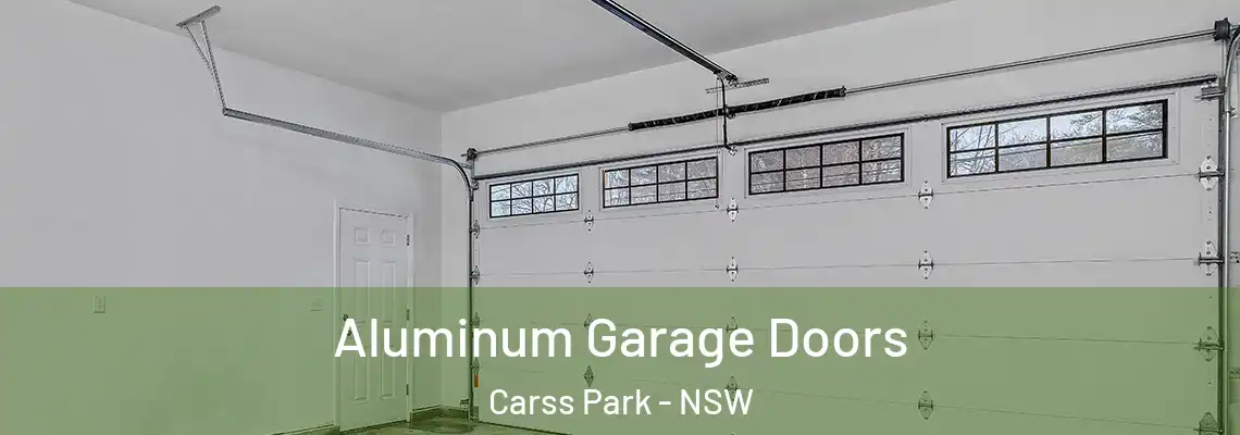Aluminum Garage Doors Carss Park - NSW