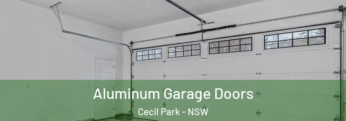 Aluminum Garage Doors Cecil Park - NSW