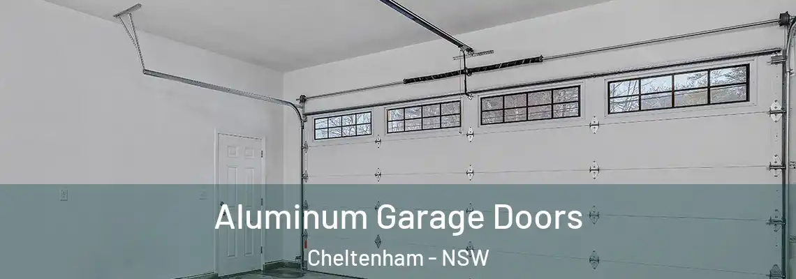 Aluminum Garage Doors Cheltenham - NSW