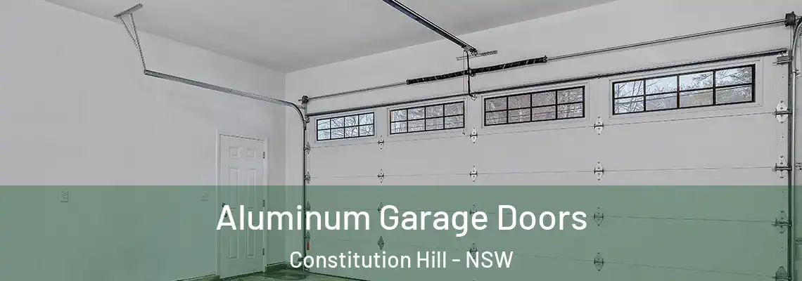 Aluminum Garage Doors Constitution Hill - NSW