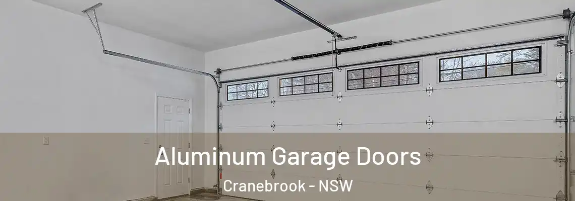 Aluminum Garage Doors Cranebrook - NSW