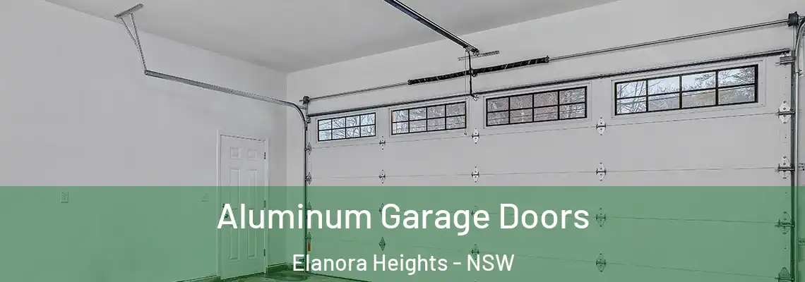 Aluminum Garage Doors Elanora Heights - NSW