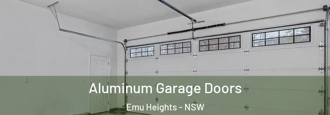 Aluminum Garage Doors Emu Heights - NSW