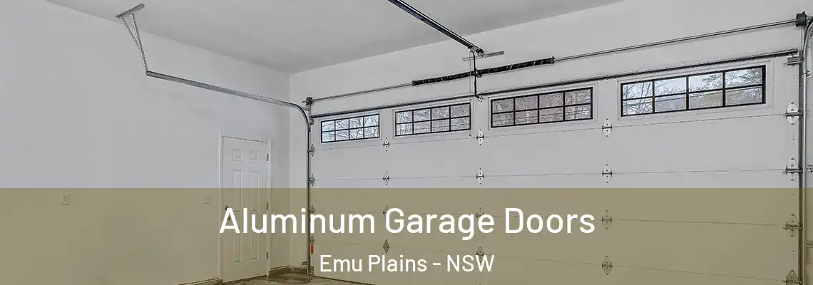  Aluminum Garage Doors Emu Plains - NSW