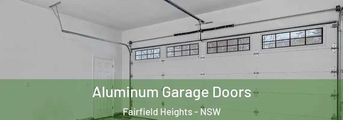 Aluminum Garage Doors Fairfield Heights - NSW