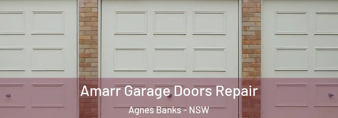 Amarr Garage Doors Repair Agnes Banks - NSW