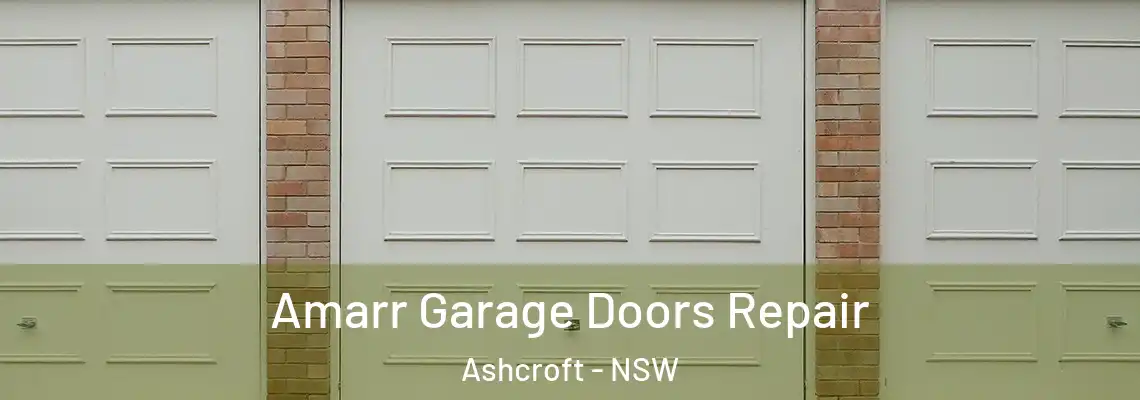 Amarr Garage Doors Repair Ashcroft - NSW