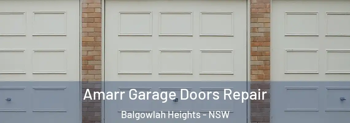 Amarr Garage Doors Repair Balgowlah Heights - NSW