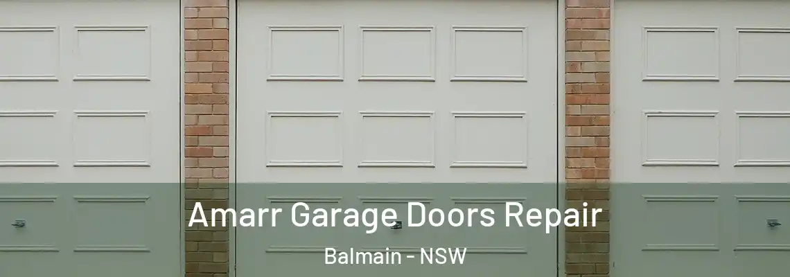 Amarr Garage Doors Repair Balmain - NSW