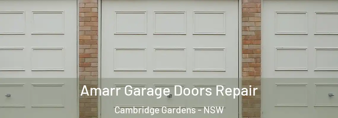 Amarr Garage Doors Repair Cambridge Gardens - NSW