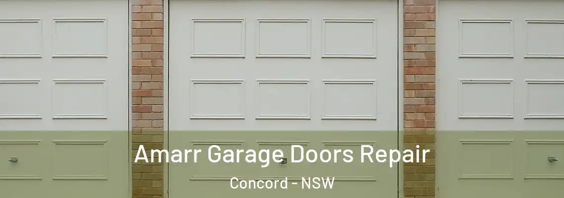 Amarr Garage Doors Repair Concord - NSW