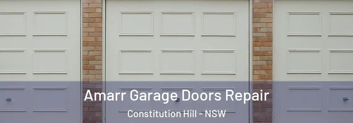 Amarr Garage Doors Repair Constitution Hill - NSW