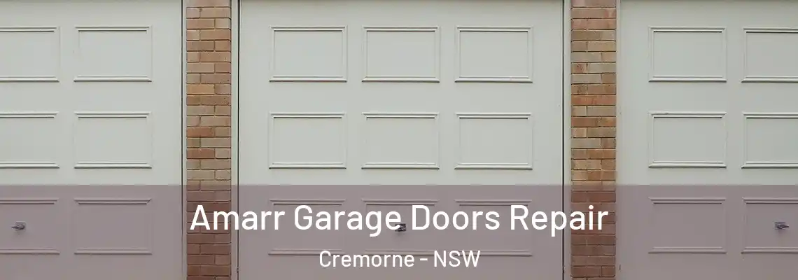 Amarr Garage Doors Repair Cremorne - NSW