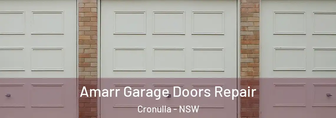 Amarr Garage Doors Repair Cronulla - NSW