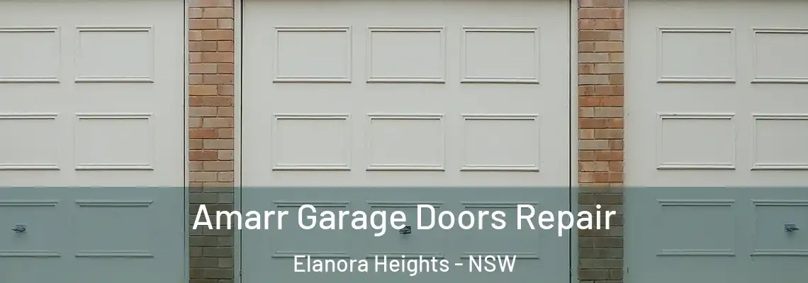 Amarr Garage Doors Repair Elanora Heights - NSW