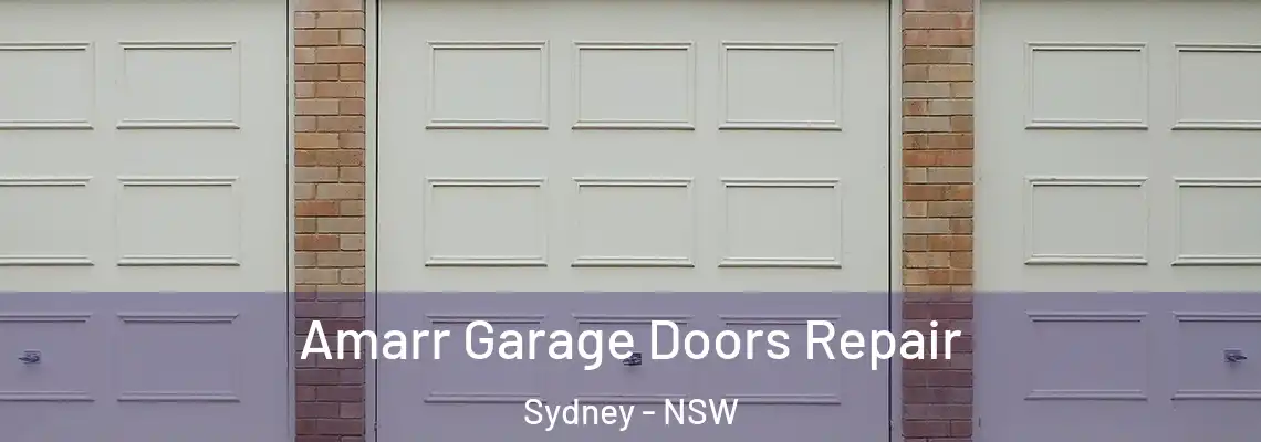 Amarr Garage Doors Repair Sydney - NSW