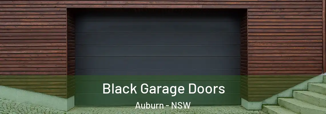  Black Garage Doors Auburn - NSW