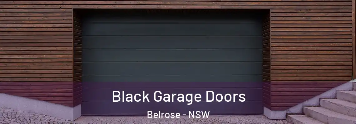 Black Garage Doors Belrose - NSW