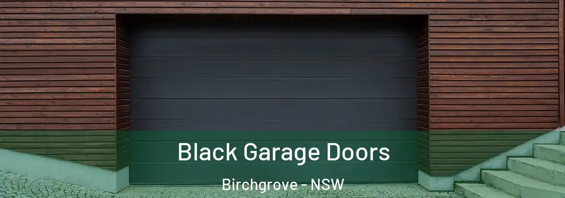 Black Garage Doors Birchgrove - NSW