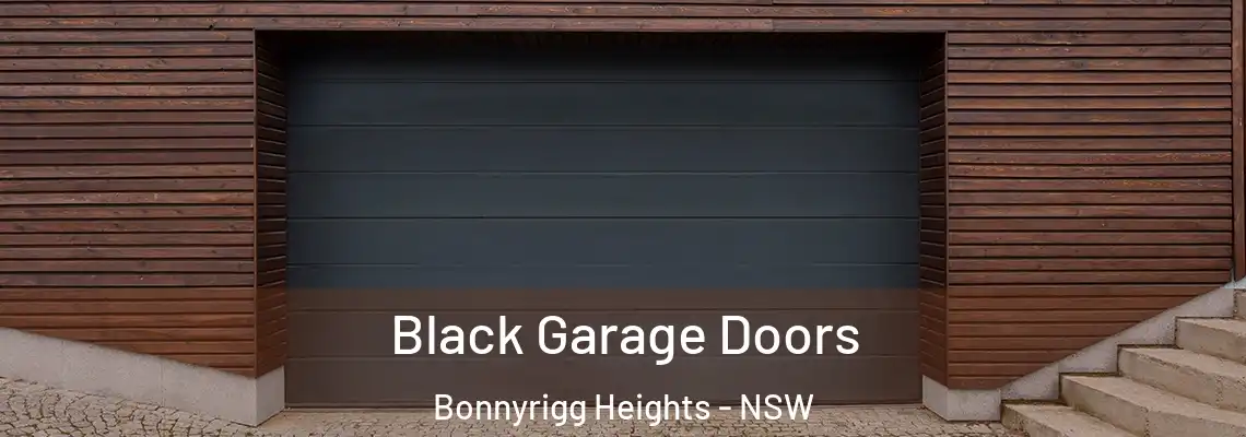 Black Garage Doors Bonnyrigg Heights - NSW