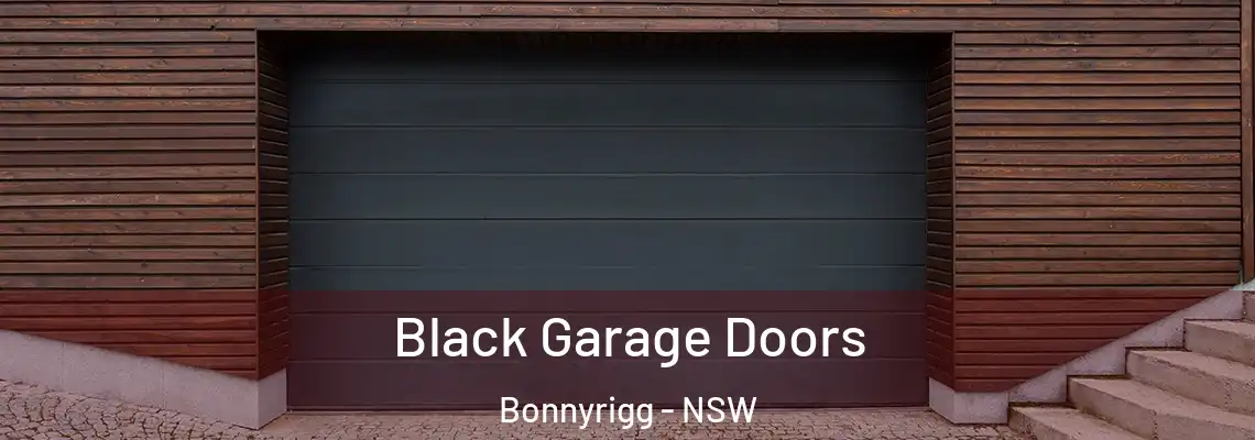 Black Garage Doors Bonnyrigg - NSW