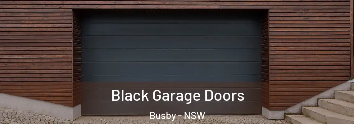 Black Garage Doors Busby - NSW