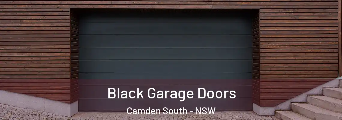 Black Garage Doors Camden South - NSW