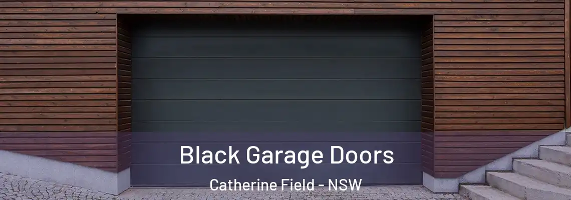 Black Garage Doors Catherine Field - NSW