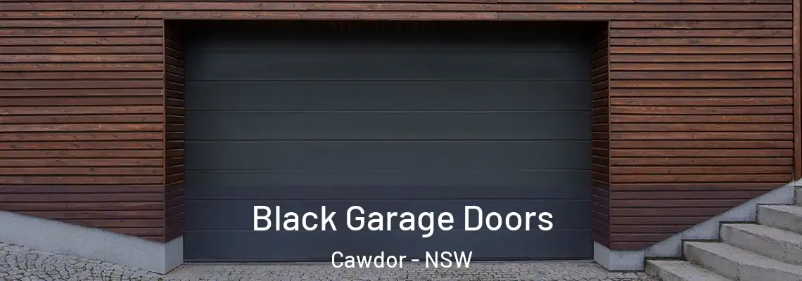 Black Garage Doors Cawdor - NSW