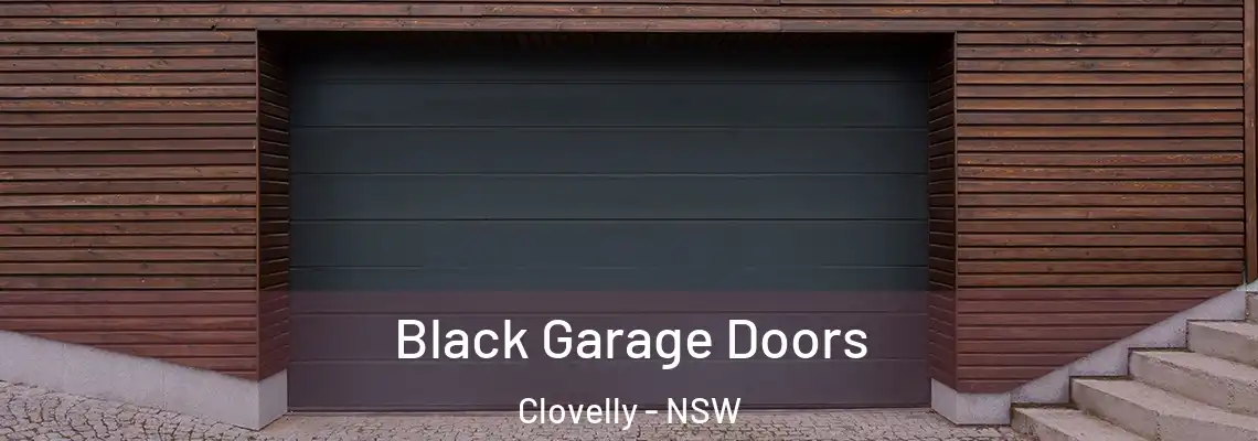  Black Garage Doors Clovelly - NSW