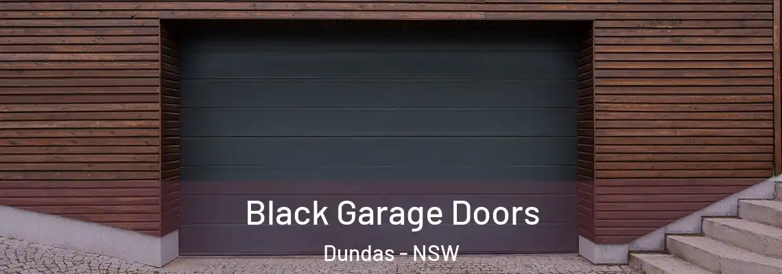  Black Garage Doors Dundas - NSW