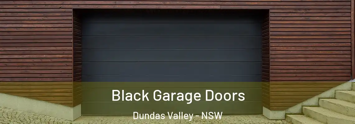 Black Garage Doors Dundas Valley - NSW