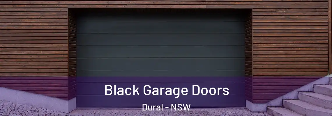 Black Garage Doors Dural - NSW
