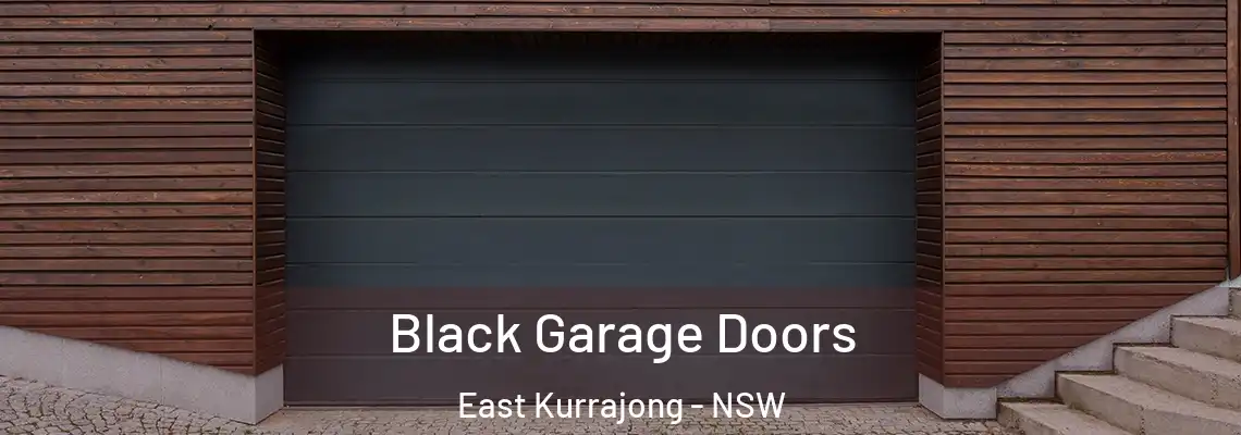 Black Garage Doors East Kurrajong - NSW
