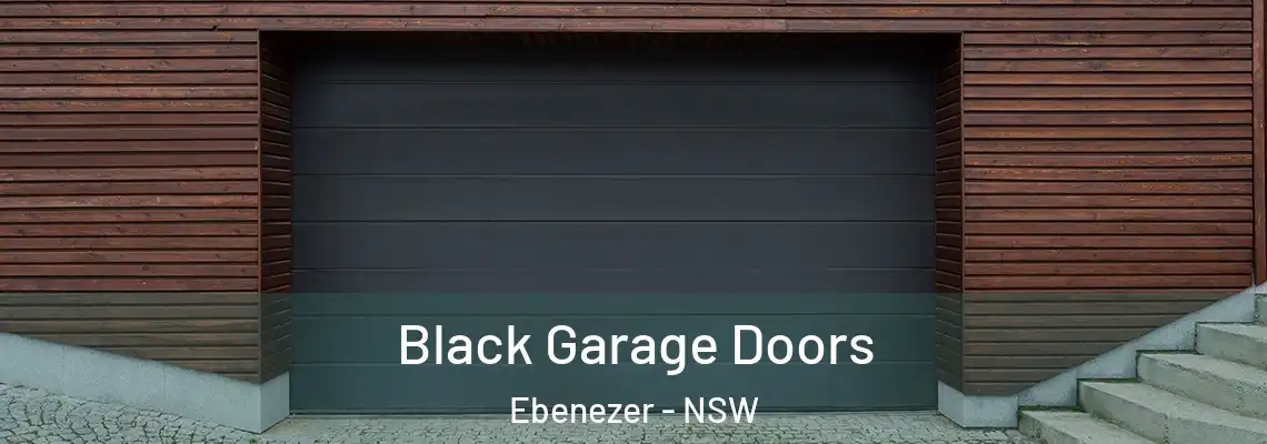 Black Garage Doors Ebenezer - NSW