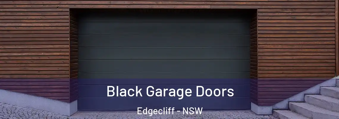 Black Garage Doors Edgecliff - NSW
