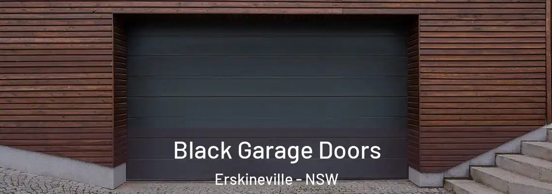 Black Garage Doors Erskineville - NSW
