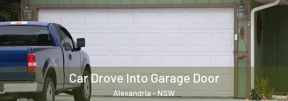 Car Drove Into Garage Door Alexandria - NSW