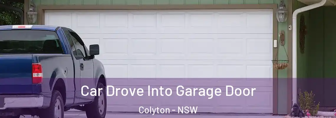 Car Drove Into Garage Door Colyton - NSW
