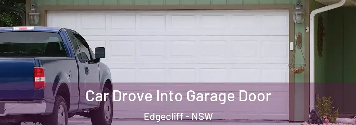 Car Drove Into Garage Door Edgecliff - NSW
