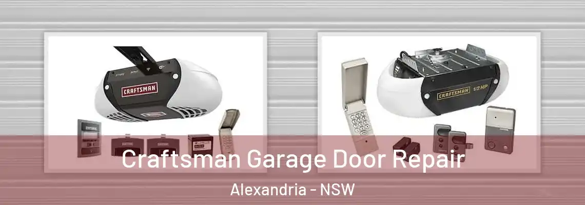 Craftsman Garage Door Repair Alexandria - NSW