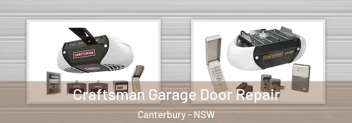Craftsman Garage Door Repair Canterbury - NSW