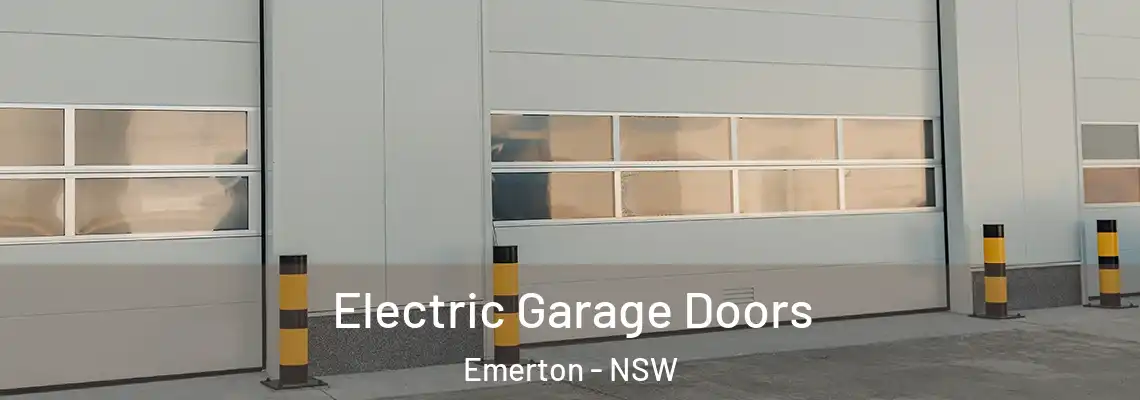 Electric Garage Doors Emerton - NSW