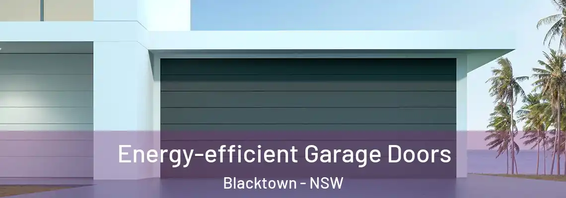 Energy-efficient Garage Doors Blacktown - NSW