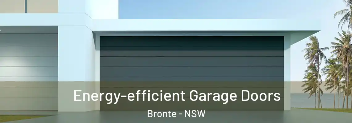 Energy-efficient Garage Doors Bronte - NSW