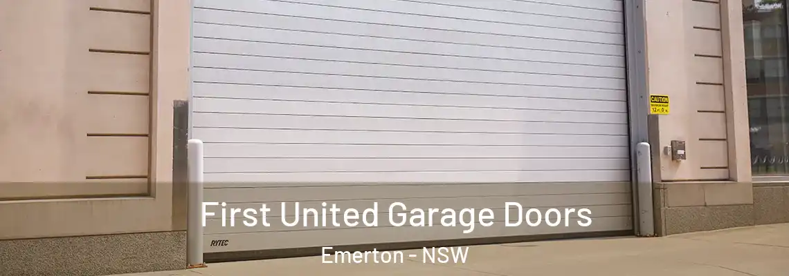 First United Garage Doors Emerton - NSW